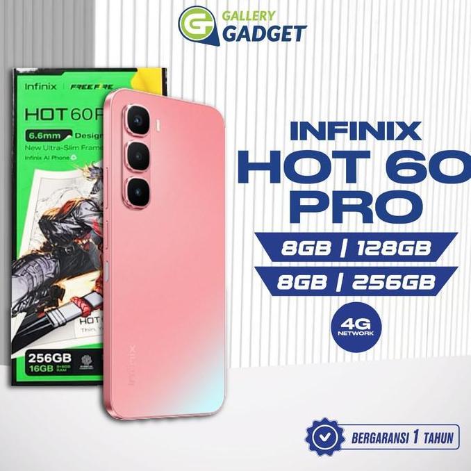 Infinix Hot 60 Pro Plus 8/128 8/256 GB RAM 8GB 128GB 256GB NFC Garansi Resmi HP Android Gaming