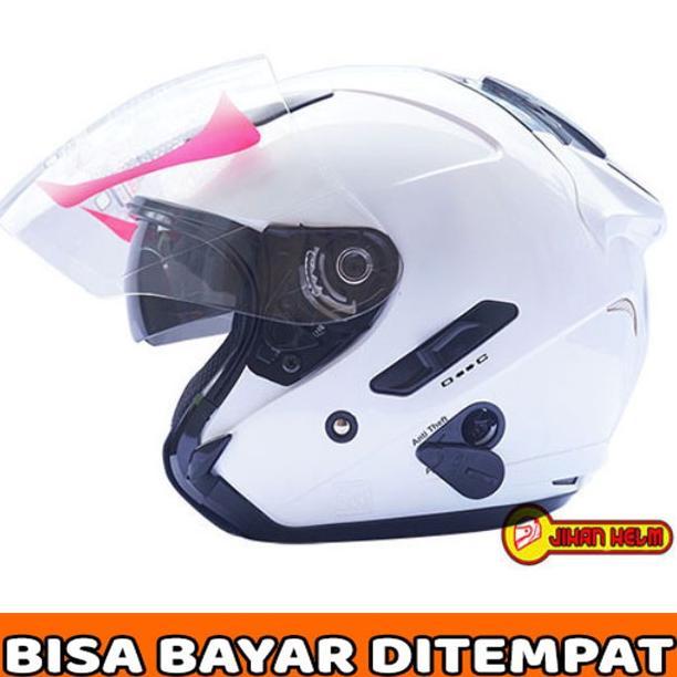 HELM / KYT / HELM KYT / KYT GALAXY / HELM KYT GALAXY WHITE TERMURAH