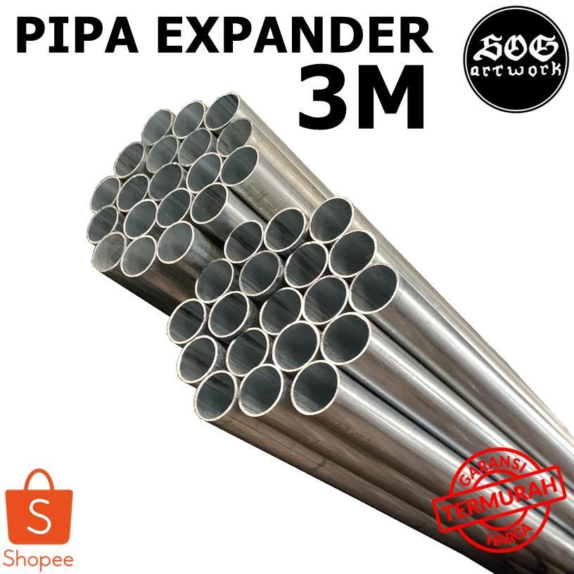 Pipa Expander Roll Besi Galvanis 2/3 Meter 3M