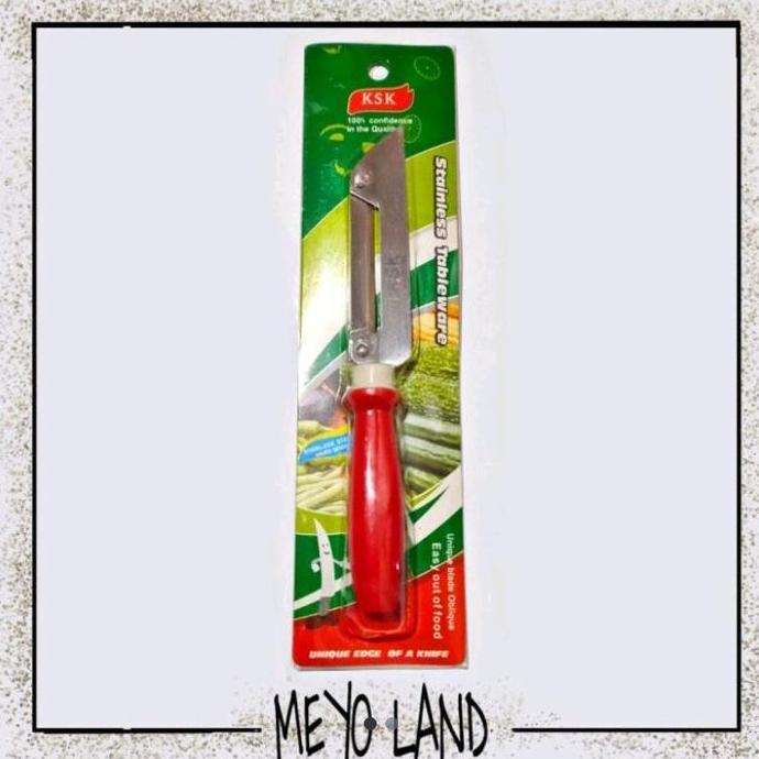 PISAU Pengupas STAINLESS potong Kulit Kentang Buah TAJAM AWET Kupas peeler Premium wortel serut