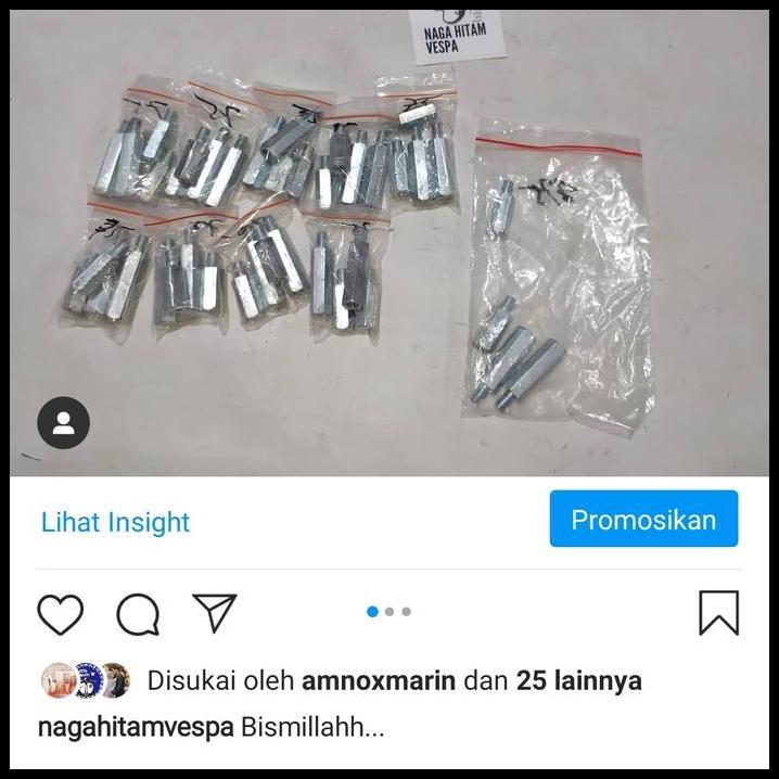 TERMURAH BAUT SPION SET VESPA EXCEL BARU SET