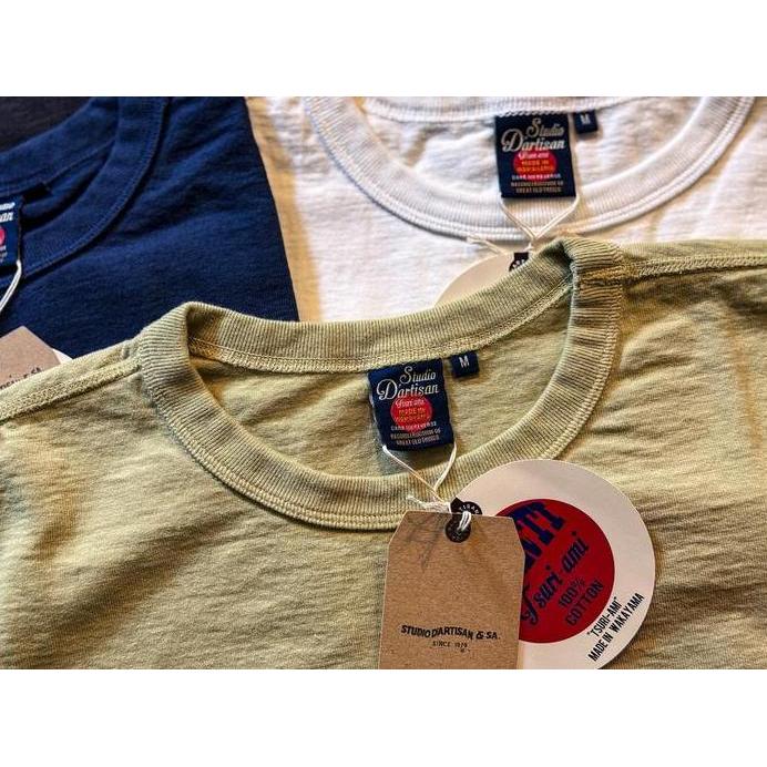 Studio DArtisan Tsuri-Ami Loopwheeled Plain T-Shirts