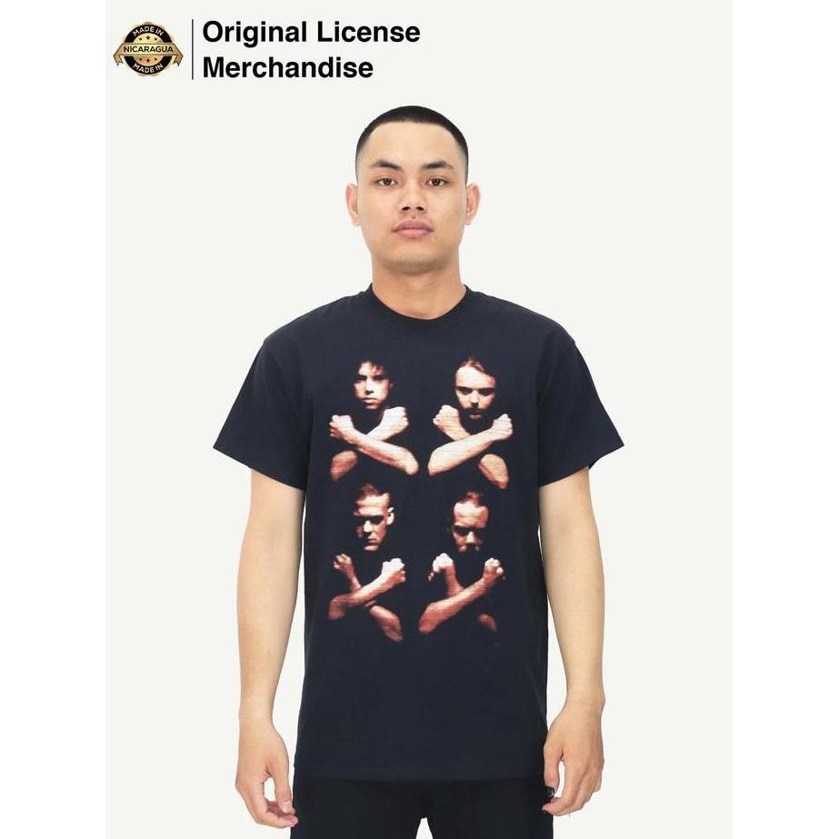 Kaos Baju Pria Musik Metal METALLICA Original Birth Death Crossed Arms