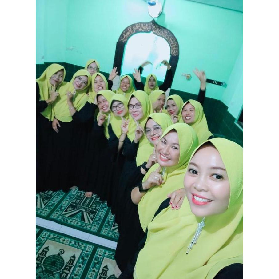 SKM Collection Jilbab Instan Khimar Ceruty Beby Doll Premium Kerudung 2 Layer Mini Panjang 70-75cm H