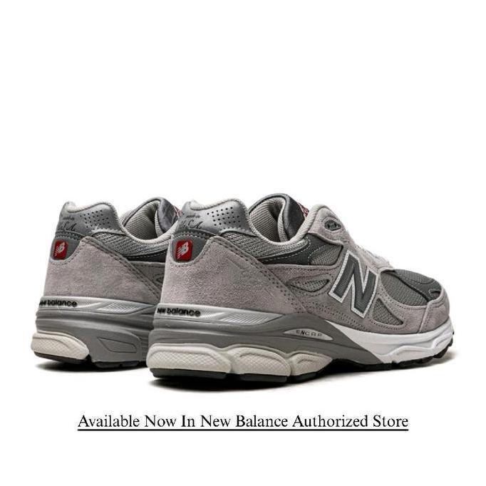 Sepatu NB New Balance 990 V3 MiUSA Grey M990GY3 Version 3