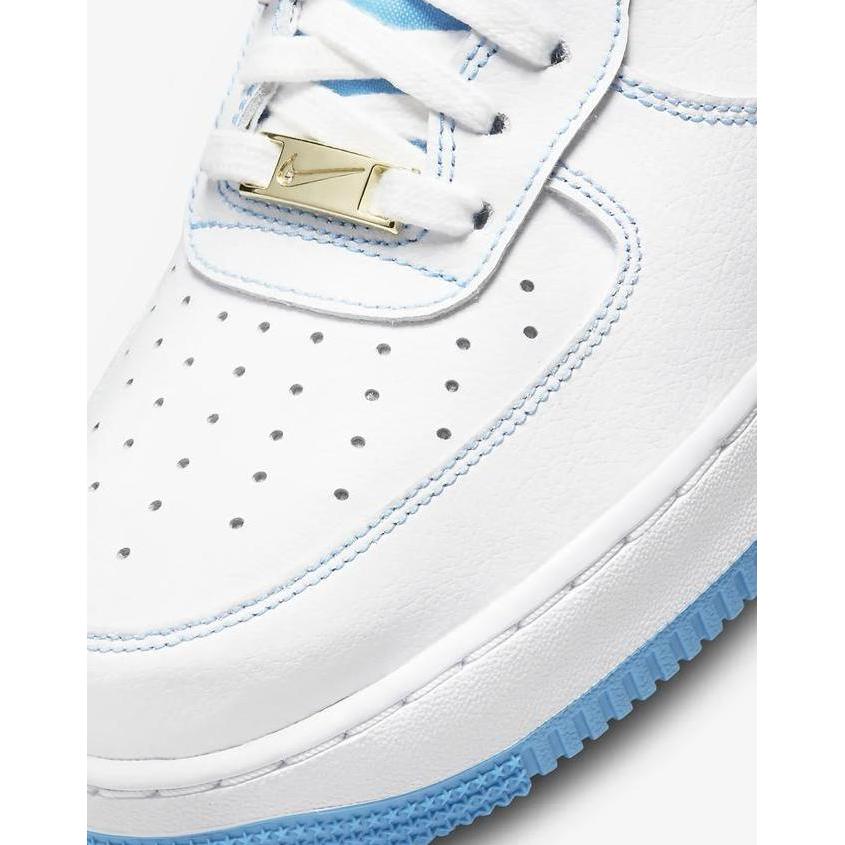 NIKE AIR FORCE 1 '07 WHITE UNIVERSITY BLUE SAIL DEEP ROYAL ORINAL