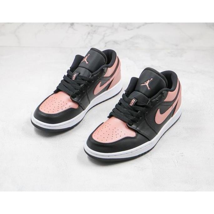 NIKE AIR JORDAN 1 LOW BLACK CRIMSON TINT ORINAL