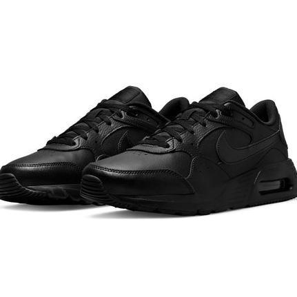 NIKE AIR MAX SC LEATHER TRIPLE BLACK