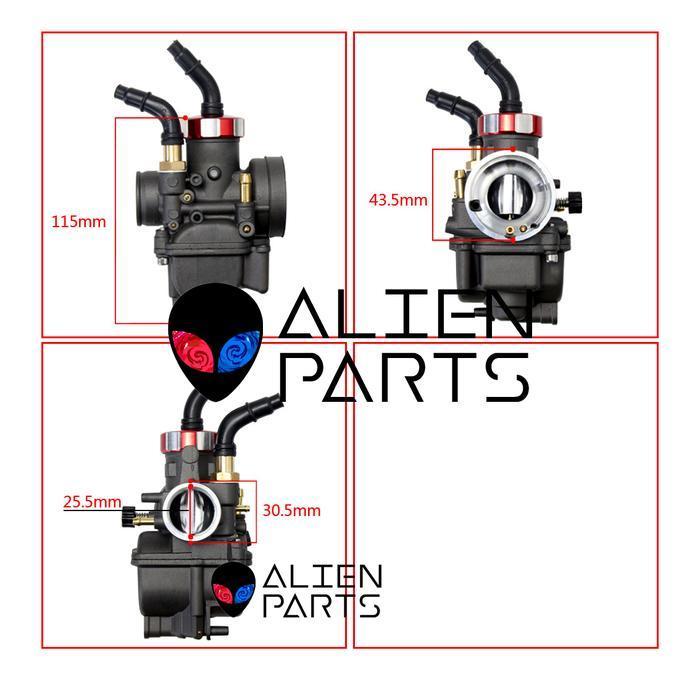 (Cod) Karburator Keihin Pe 28 26 24 Black Mamba Skep Kuningan Thailand Pe28 Pe26 Pe24 Hitam Sekep Se