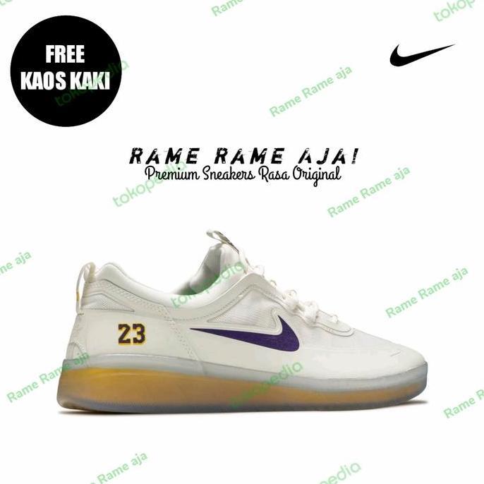 Sepatu N*ke SB Nyjah Free 2 Lakers