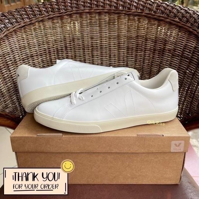 Sepatu Veja Orinal - Esplar Leather Extra White Natural