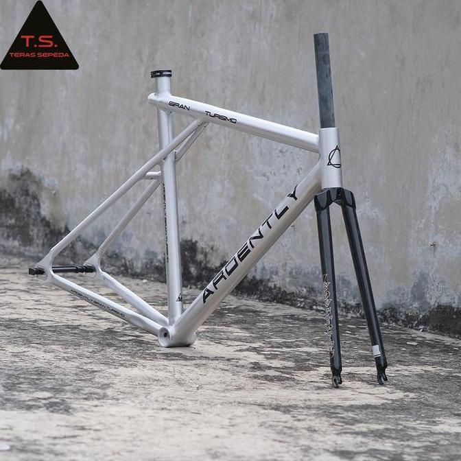 Frameset Ardently Gt Gran Turismo Fork Carbon Sepeda Fixie