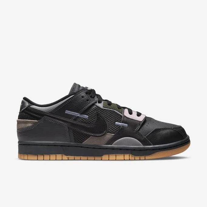 Nike Dunk Low Scrap Black Gum 100% Orinal