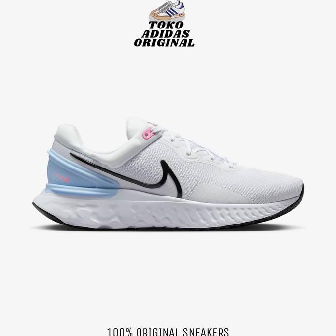 SEPATU RUNNING NIKE REACT MILER 3 COBALT BLISS ORINAL BNIB RESMI