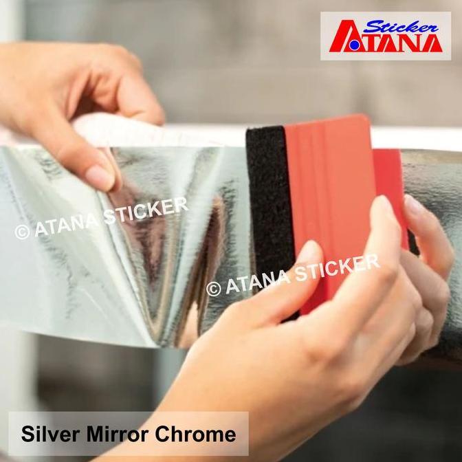 BEST SELLER SKOTLET CHROME GOLD SILVER EMAS PERAK MIRROR CROME CROM KRUM METALIK FILM SATIN KAKU LEN