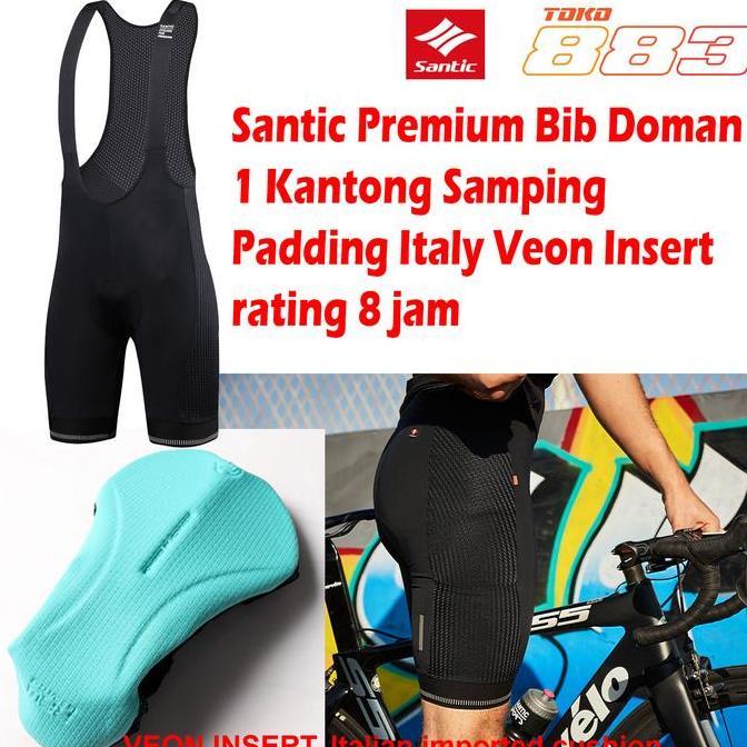 Celana Sepeda BIB Santic - Santic BIB Cycling Pant QM9CO5101