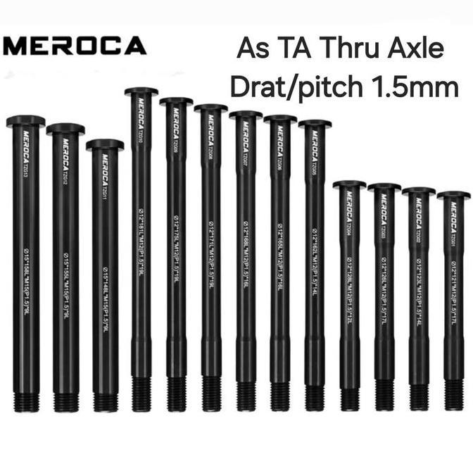 Meroca As TA Thru Axle Hub Freehub Sepeda MTB Roadbike