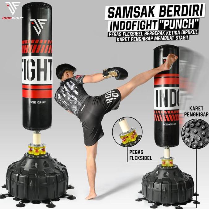 Samsak Tinju Berdiri Samsak Berdiri Indofight Sansak Tinju Isi Samsak Berdiri Indofight Standing Pun