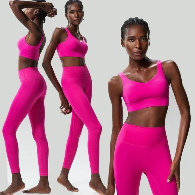 TIFFANY SET DIJUAL TERPISAH Set Sports Bra dan Legging Bahan Premium Lycra - High Impact