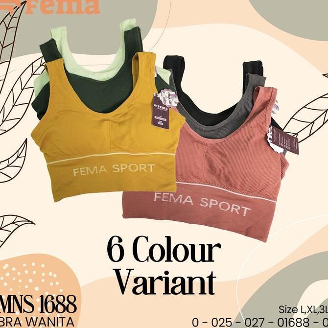 2PCS FEMA BRA SPORT MINISET SPORT FEMA PREMIUM BUSA REMAJA