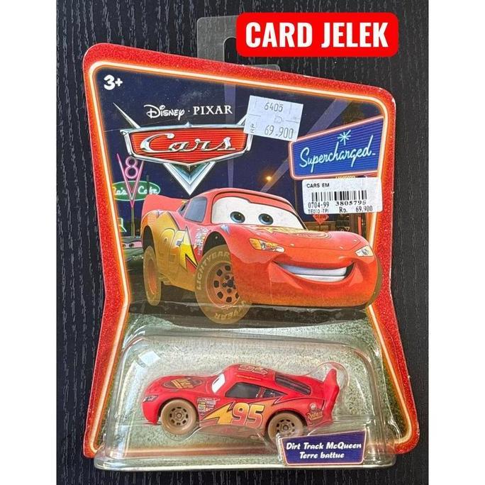 Disney Pixar Cars Dirt Track Lightning Mcqueen Supercharged