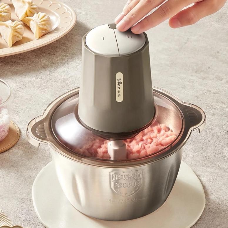 Bear meat grinder household automatic multi-function cooking machine small electric mixer Electric m