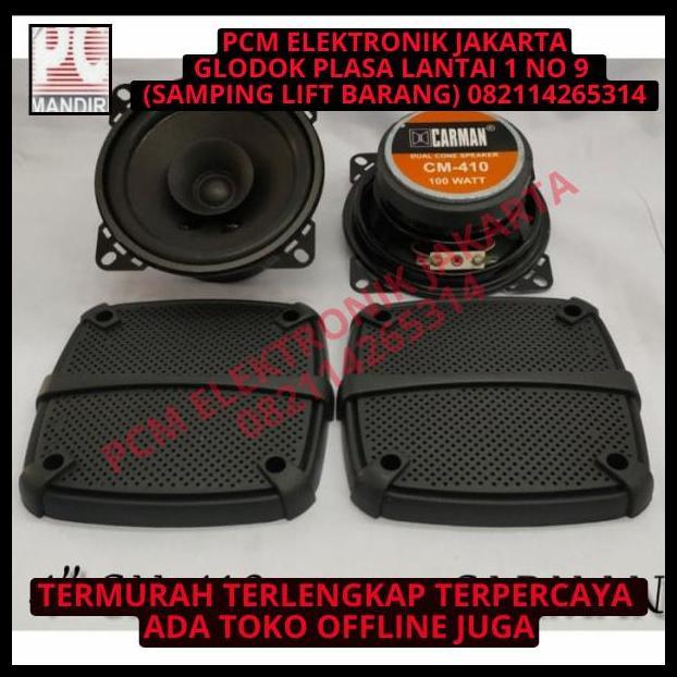 GRATIS ONGKIR SPEAKER SPEKER PINTU MOBIL COAXIAL 4INCH 4 INCH CARMAN CM 410= CM 422 