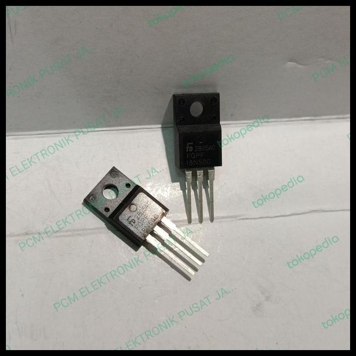 TERBARU 2169 TRANSISTOR TR MOSFET MOS N FET DIP FQPF18N50C FQPF 18N50 18N50C 