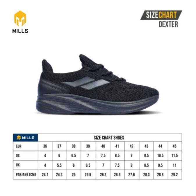 SEPATU SPORT MILLS DEXTER - SEPATU MILLS - SEPATU SPORT - SEPATU OLAHRAGA