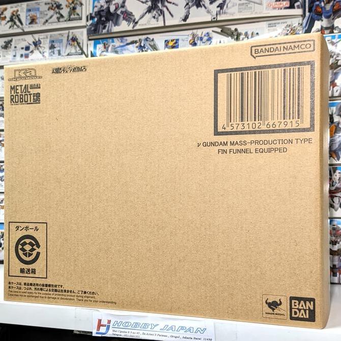 Metal Robot Damashii Spirits Nu Gundam Mass Production Type Fin Funnel Equipped