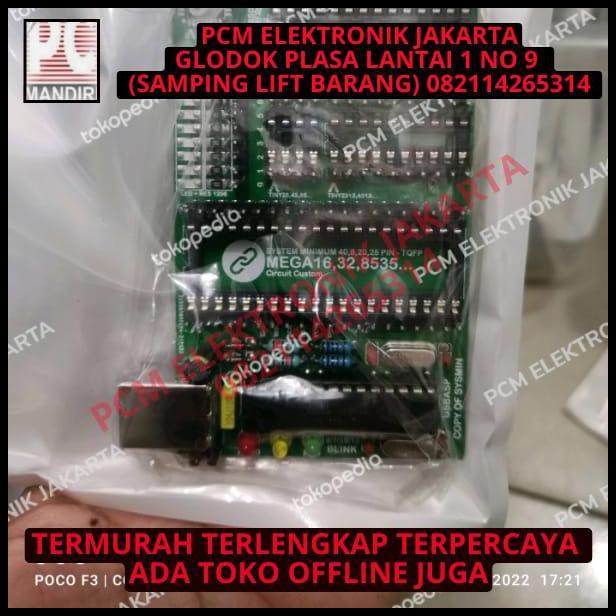 TERMURAH MINIMUM SYSTEM ATMEGA16 ATMEGA32 ATMEGA8535+DOWNLOADER/PROGRAMER IC