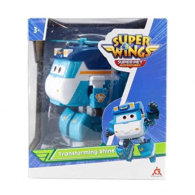 Super Wings Transforming Shine Original Alpha Group Super Pet Adventures