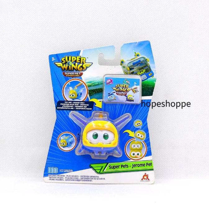 Super Wings Super Pets Jerome Pet Original Alpha Group Action Figure Face Changer