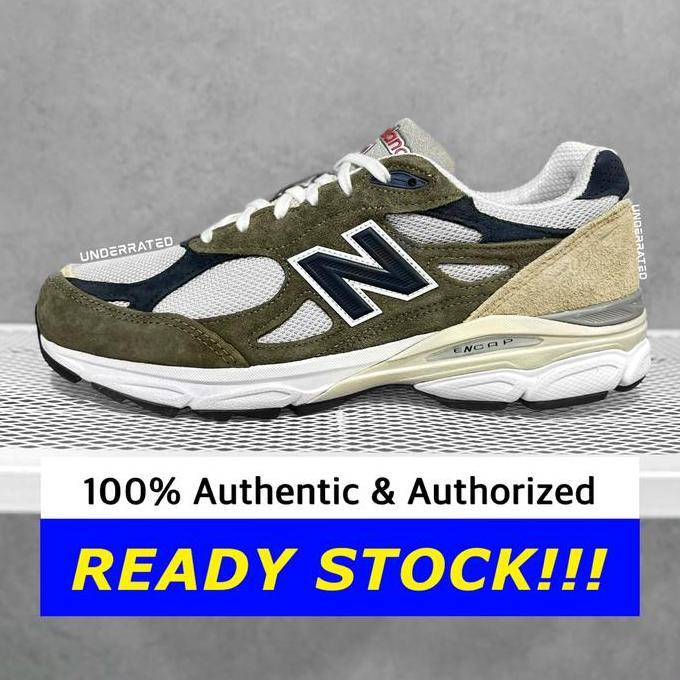 New Balance 990 V3 Teddy Santis MiUSA Grey Blue Olive