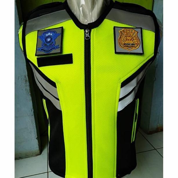 Rompi Security Satpam Jatah BSize Jumbo Hijau Stabilo keren