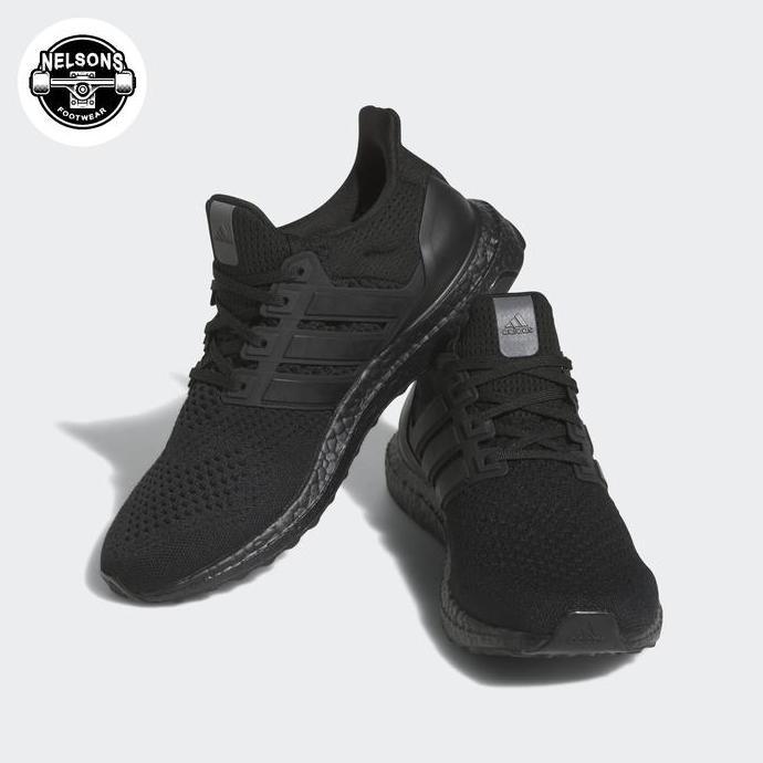 ADIDAS ULTRABOOST 1.0 RUNNING SHOES ORINAL UNISEX - BLACK/BLACK/BLACK HQ4199 - HQ4204