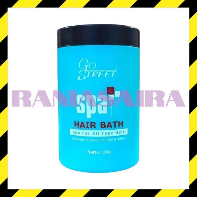 Letssist- Go Street Spa Hair Creambath 1Kg Bath 1000Gr Rambut Kering / Rusak / Kusam 1000Ml