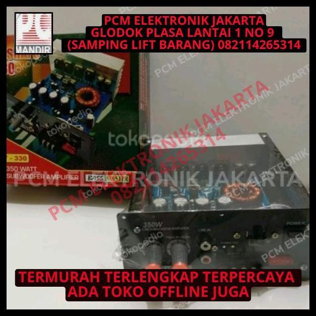 TERMURAH KIT MODULE POWER AMPLIFIER SUBWOFER SUBWOOFER MOBIL CAR 12VOLT DMS330 