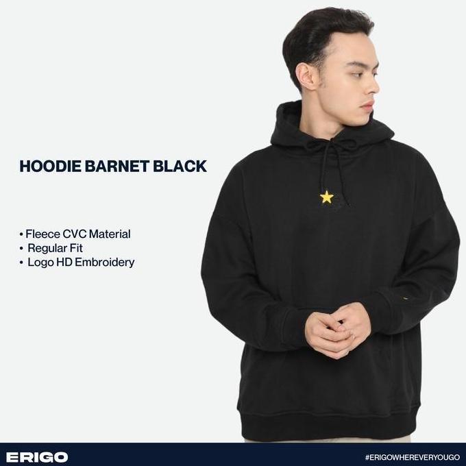 Erigo Hoodie Barnet Black