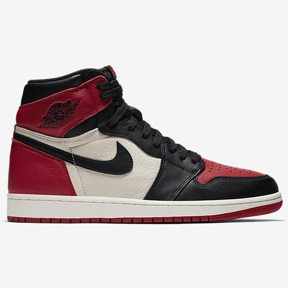 air jordan 1 bred toe