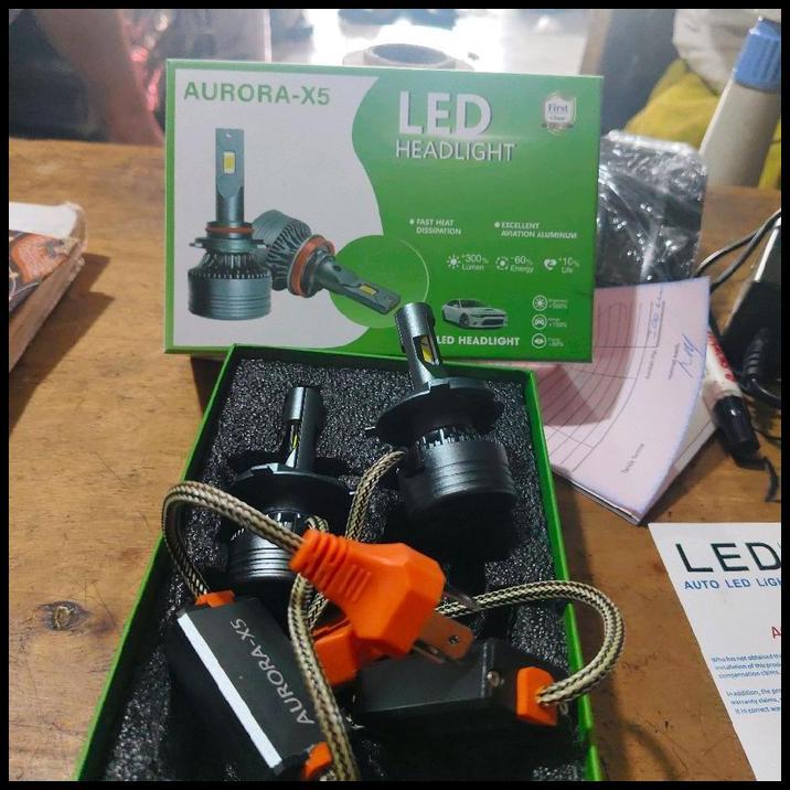 DISKON BOLHAM LAMPU LED MOBIL H4 60 WATT ISI 2 PCS