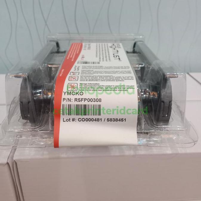 Ribbon Color Evolis YMCKO R5FP00308 / Evolis 308 / R5FP00308 / Evolis Terlaris