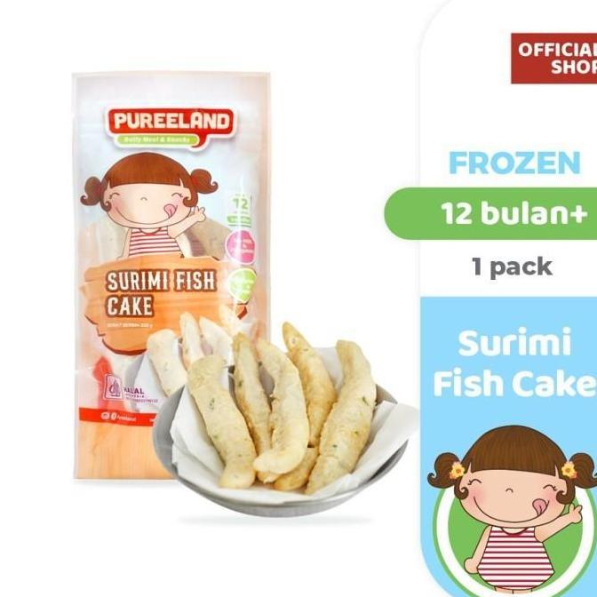 Cod,Bisa- Pureeland Baby Surimi Fish Cake / Otak-Otak Ikan Surimi / Frozen Mpasi