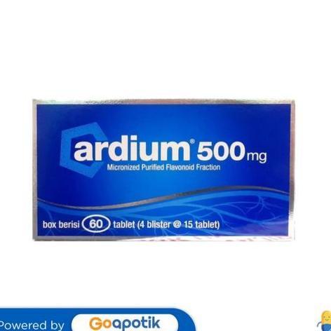 Ardium 500 Mg Box 60 Tablet Original