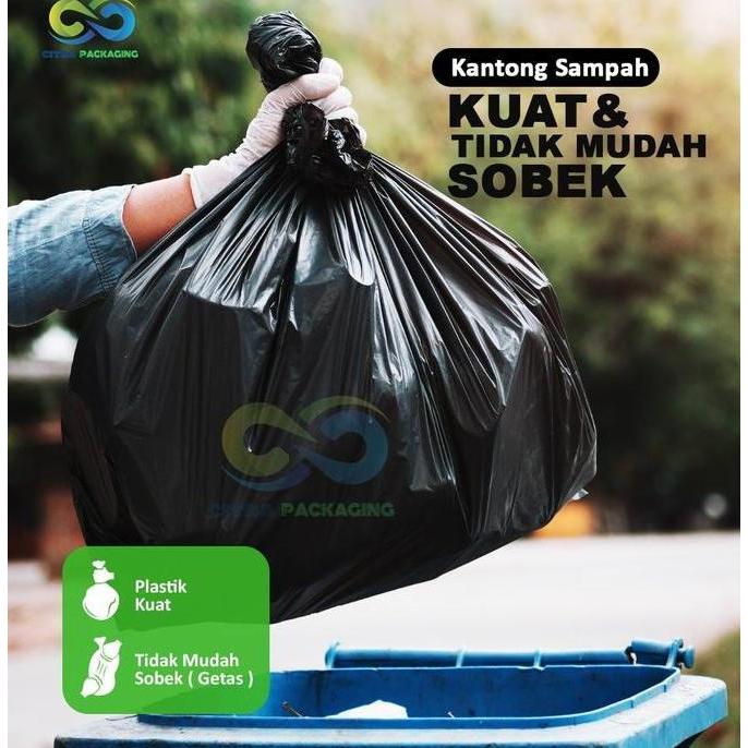 Cleaya- Kantong Plastik Sampah Besar / Jumbo Murah Kuat