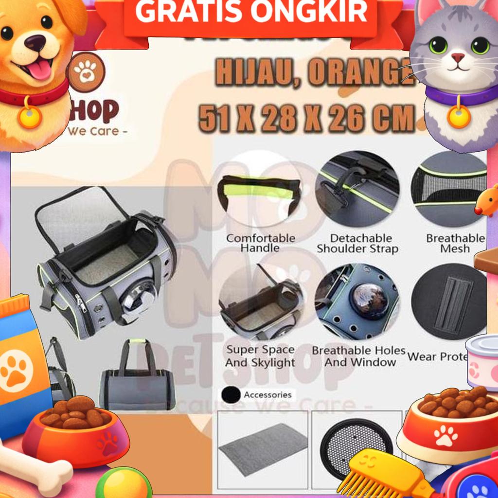 Tas Pet Cargo Sporty [ Tas Hewan ] Pet Carrier