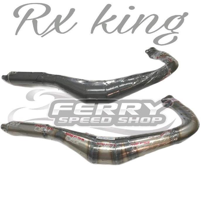 VIRALL KNALPOT AHAU V3V SUPER V3V BLACK RX KING / KNALPOT KOLONG AHAU RX KING RXK //