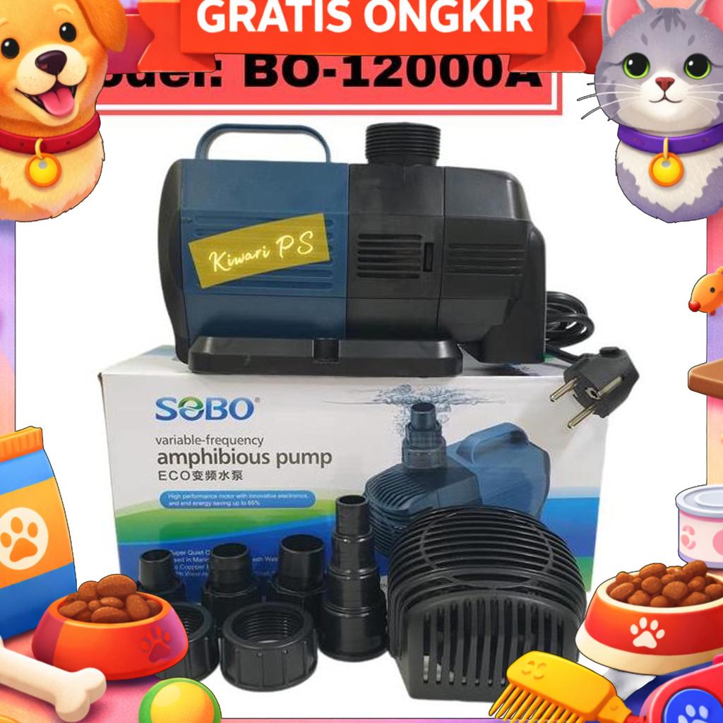 Amara / Sobo Bo 12000A Pompa Air Kolam Low Watt Bo12000A Bo 12000 A