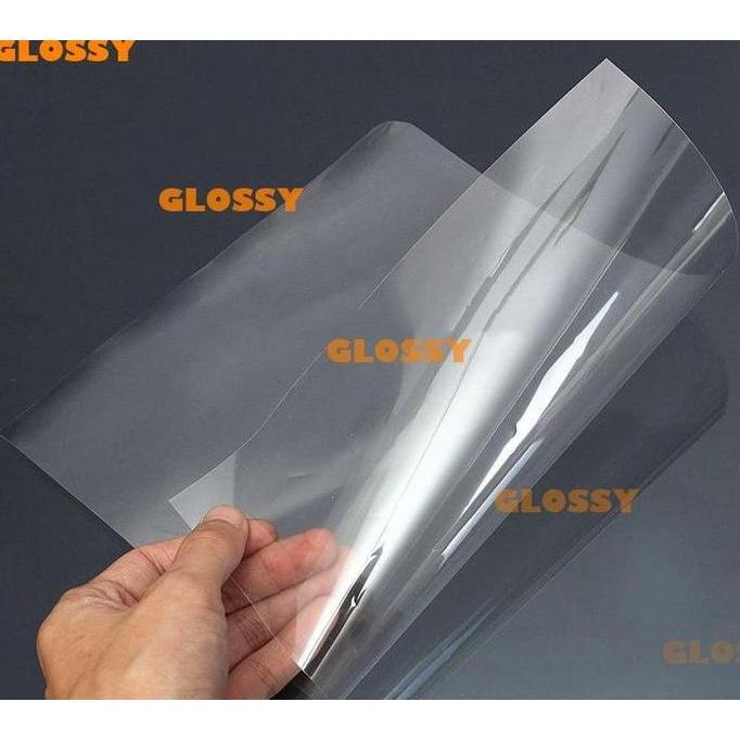 Dekdok- Clear Pet Film / Plastik Transparan / Ohp Film 110 Gsm