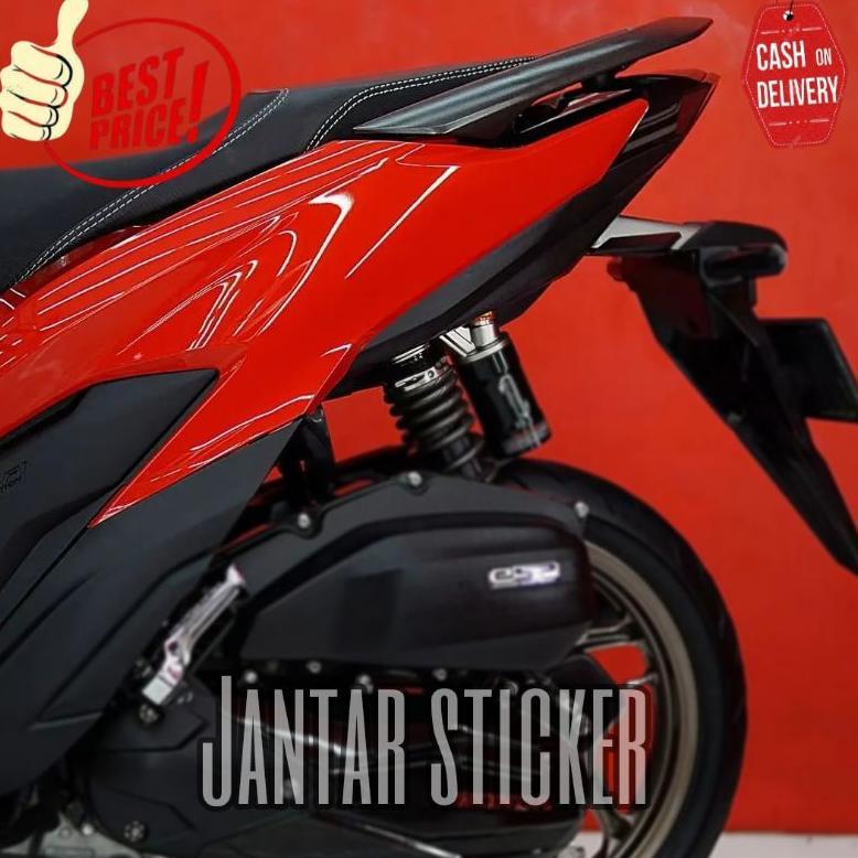 BEST SELLER` Stiker merah glossy stiker motor skotlet merah glossy sticker scotlite merah doff scotl